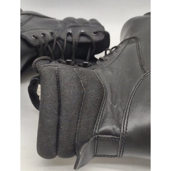 Sears Vintage Steel Toe Oil Resistant Work Boots Black Leather Lace Up Men 8.5 M main image 4